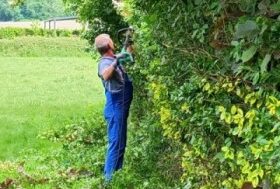 Arbeitseinsatz am Bürgerhaus